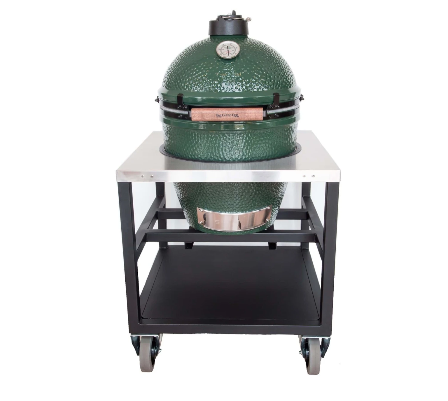 Big Green Egg EGG Trolley Met Rvs Blad 3 Big Green Egg EGG Trolley Met Rvs Blad