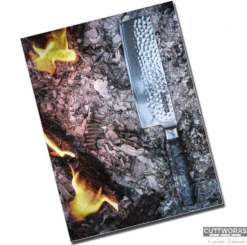 Cuttworxs Flamewood Nakiri Mes -Barbecue In De Thuiskeuken cuttworxs flamewood nakiri mes 4