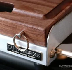 Cuttworxs Notenhouten Snijplank XL Met Sap Geul En Geïntegreerde Opvangbak -Barbecue In De Thuiskeuken cuttworxs notenhouten snijplank xl met sap geul en 2