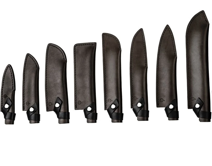 Forged Lederen Beschermhoes Santokumes 14cm 4 Forged Lederen Beschermhoes Santokumes 14cm - Afbeelding 2