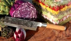 Forged Olive Hakmes 17cm -Barbecue In De Thuiskeuken forged olive hakmes 17cm 2