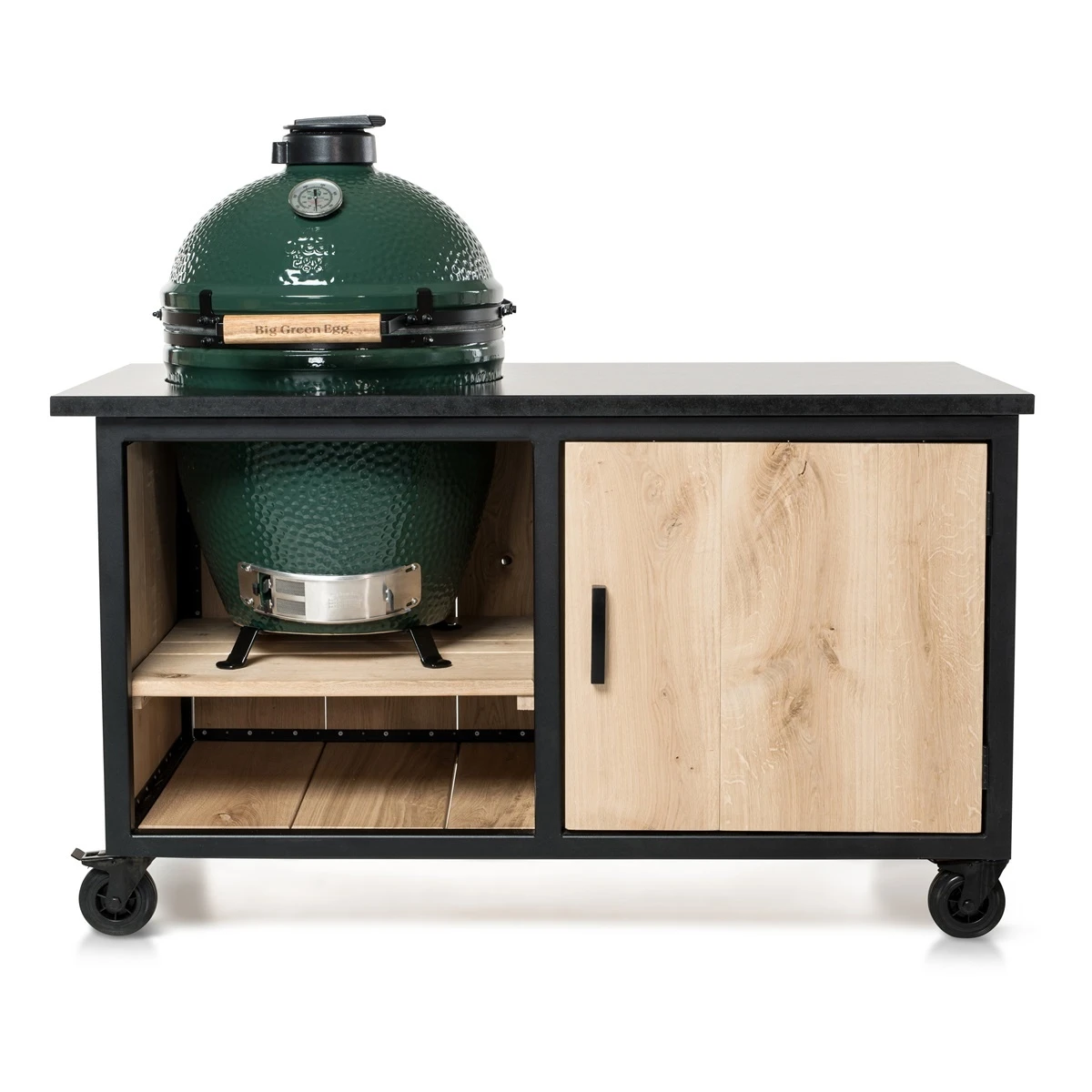 Fraaii Buitenkeukens Stalen Tafel Eiken Storage Met Granieten Werkblad 144 X 70 X 86 3 Fraaii Buitenkeukens Stalen Tafel Eiken Storage Met Granieten Werkblad 144 X 70 X 86