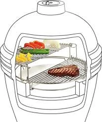 Kamado Joe Half Rond Rvs Grill Rooster 5 Kamado Joe Half Rond Rvs Grill Rooster - Afbeelding 3