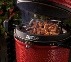 Kamado Joe JoeTisserie Basket Set Spit Mand 14 Kamado Joe JoeTisserie Basket Set Spit Mand -Barbecue In De Thuiskeuken kamado joe joetisserie basket set spit mand 2