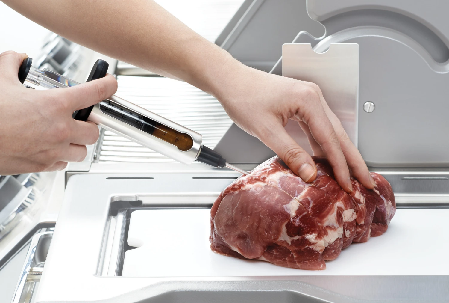 Napoleon RVS Marinade Injectiespuit Inclusief 2 Naalden 6 Napoleon RVS Marinade Injectiespuit Inclusief 2 Naalden - Afbeelding 4