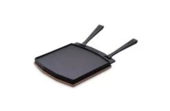 Ooni Dubbelzijdige Grizzlerplaat Met Afneembare Greep En Houten Bord -Barbecue In De Thuiskeuken ooni dubbelzijdige grizzlerplaat met afneembare gr 2