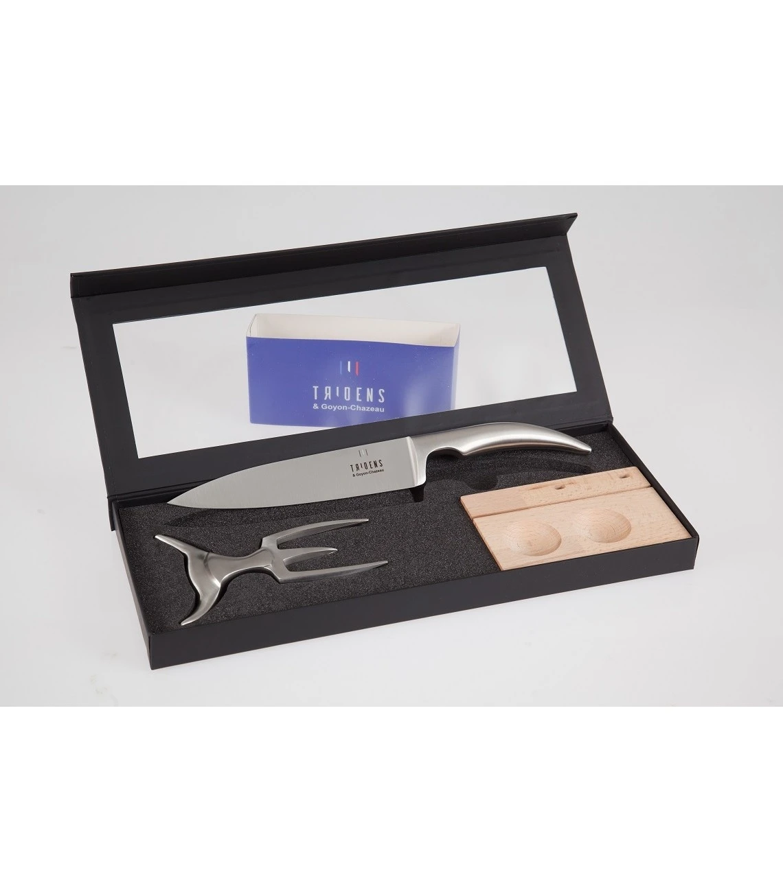 Tridens Brushed Fork & Goyon-Chazeau Cutting Set 3 Tridens Brushed Fork & Goyon-Chazeau Cutting Set