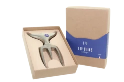 Tridens Brushed Fork In Beechwood Base -Barbecue In De Thuiskeuken tridens brushed fork in beechwood base